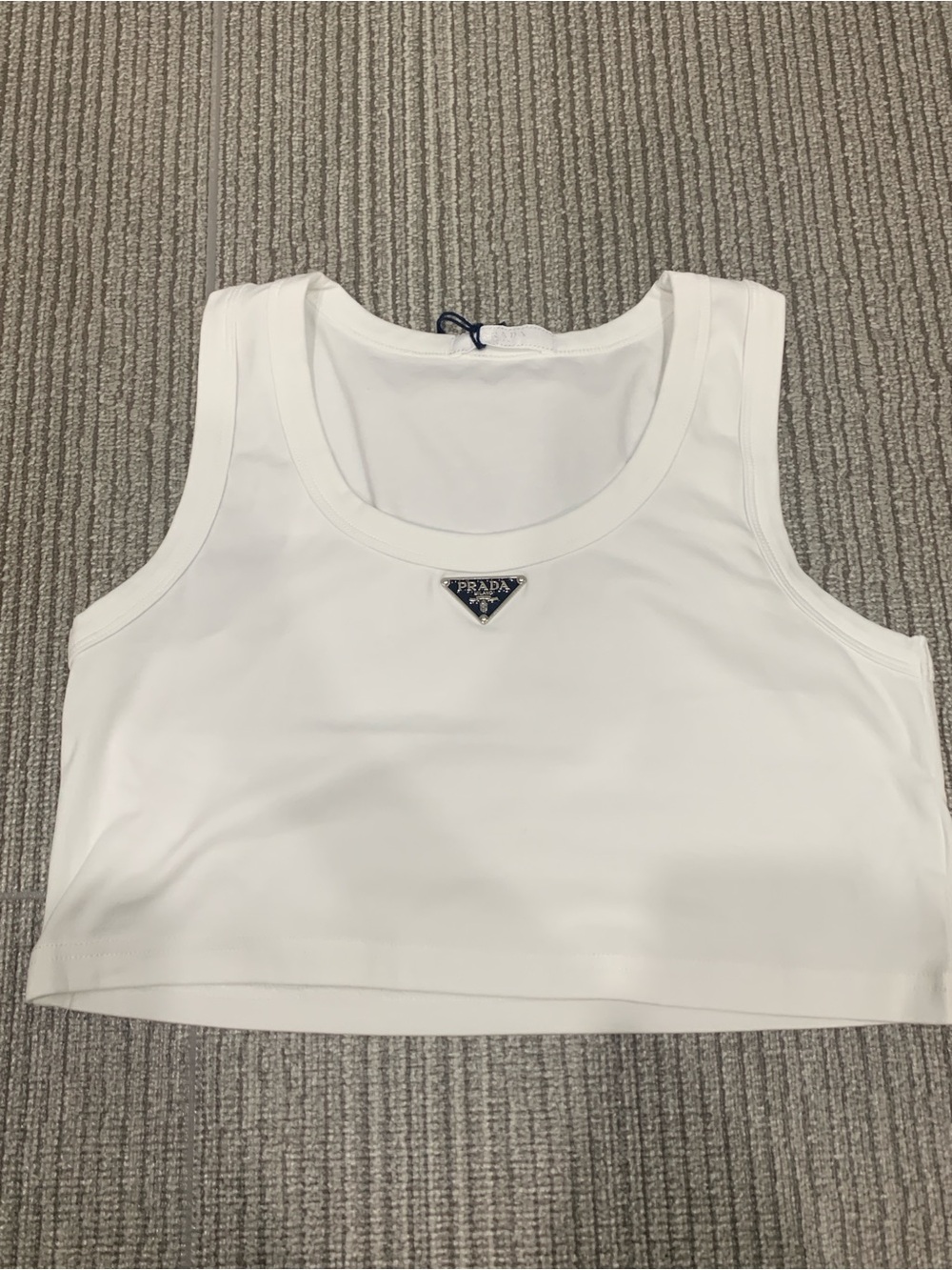 Prada women’s white tank top